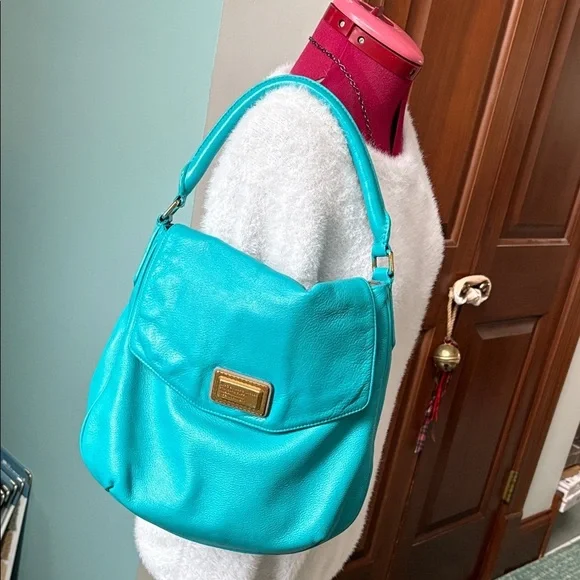 Marc JacobsSatchelshoulder/Crossbody bagleatherturquoise Brass Hardware